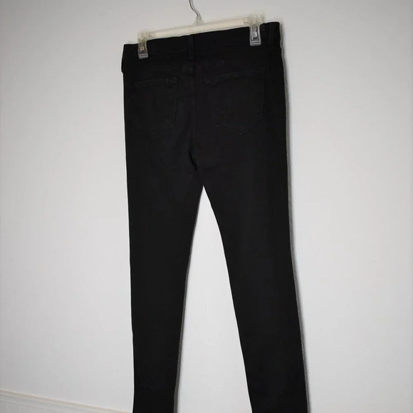 KanCan Skinny Jeans Sz 27 Mid Rise Denim Pants Distressed Grunge Destroyed Black - Picture 6 of 16